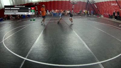 190 lbs Round 1 (8 Team) - Brock Wiedeman, Pulaski vs Nickolas Hazel, Cambridge-Isanti White