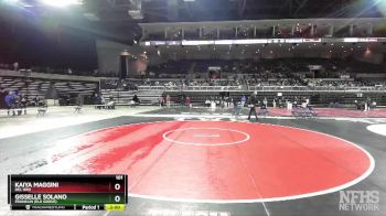 101 lbs Semifinal - Kaiya Maggini, Del Oro vs Gisselle Solano, Franklin (Elk Grove)