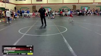 64 lbs Quarterfinal - Jameson Lohr, Williamsburg Wrestling Club vs Ryan Bosold, Seawolf