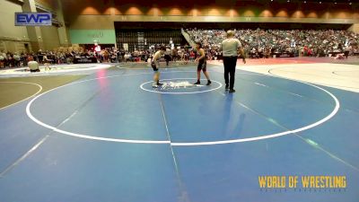 130 lbs Quarterfinal - Elias Nhem, Red Star Wrestling Academy vs Jonah Monckton, Hillsboro Mat Club