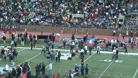 HS Men 4x400 Finals - Yohan Blake 2011 100m World Champ running the anchor at the 2007 Penn Relays when he was in HS