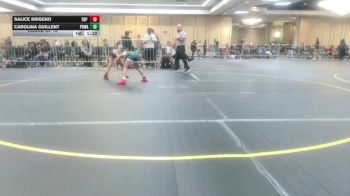 72 lbs Round Of 16 - Salice Briseno, Top Rank Hammers vs Carolina Guillent, Poway Elite