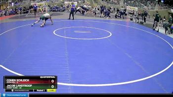 140 lbs Quarterfinals (8 Team) - Jacob Landtroop, Sweet Home vs Cohen Schleich, Estacada