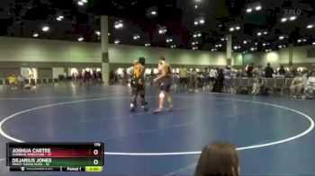 170 lbs Placement Matches (16 Team) - Joshua Cartee, Sunbear Wrestling vs Dejarius Jones, Minot Young Guns