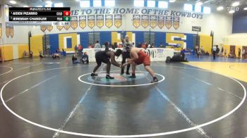 285 lbs Quarterfinal - Aiden Pizarro, Colonial vs Jeremiah Chandler, Palm Beach Lakes Hs