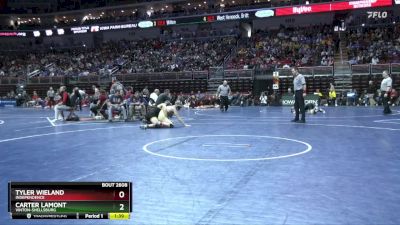 2A-144 lbs 5th Place Match - Carter Lamont, Vinton-Shellsburg vs Tyler Wieland, Independence