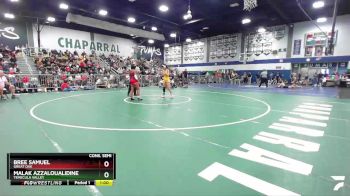 125 lbs Cons. Semi - Bree Samuel, Great Oak vs Malak Azzaloualidine, Temecula Valley