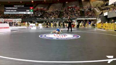 Intermediate Boys - 71 lbs Cons. Semis - Colton Bailey vs Gavin Miller, RBWC (Rancho Bernardo Wrestling Club)