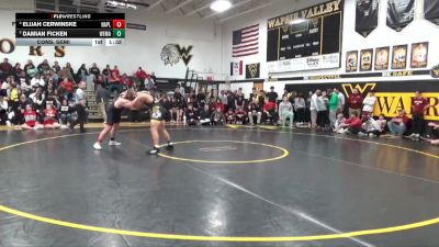 190 lbs Cons. Semi - Elijah Cerwinske, Nashua-Plainfield vs Damian Ficken, West Marshall