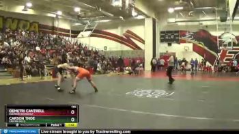 170 lbs Semifinal - Demetri Cantrell, Eleanor Roosevelt vs Carson Thoe, Laguna Hills