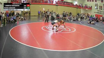 105 lbs Quarterfinal - Kajsa Carlson, Rogers vs Cheryle Nakamoto, Glencoe