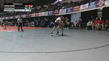 126 lbs Quarters & Wb (16 Team) - Clayton Ealy, McGuffey vs Chase Adams, Gloucester
