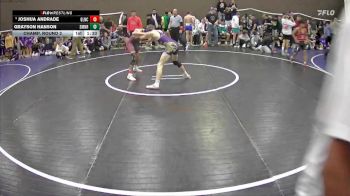 132 lbs Champ. Round 2 - Joshua Andrade, Glencoe vs Grayson Hanson, Sumner