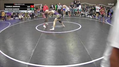 132 lbs Champ. Round 2 - Joshua Andrade, Glencoe vs Grayson Hanson, Sumner