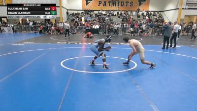 125White lbs Final - Sulayman Bah, Columbia vs Travis Clawson, Clarion