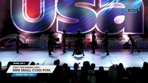 Strut Performing Arts - Mini Small Coed Pom [2025 Mini - Pom Day 2] 2025 USA All Star Dance Super Nationals
