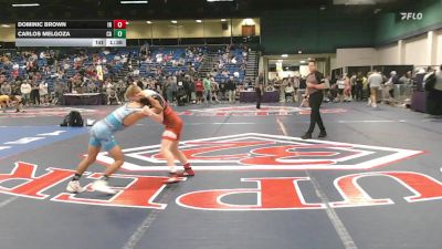 126 lbs Consi Of 32 #1 - Dominic Brown, IN vs Carlos Melgoza, CA
