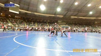 73 lbs Round Of 32 - Reece Fish, Well Trained vs Saul Heist-Levine, Bozeman Wrestling Club