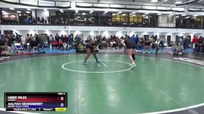 207 lbs Cons. Semi - Aaliyah Grandberry, Grand Valley State vs Abbie Miles, Albion