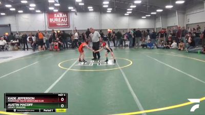 43 lbs Cons. Round 4 - Austin Macoff, Legacy Dragons vs Kade Jefferson, Powhatan Youth Wrestling Club