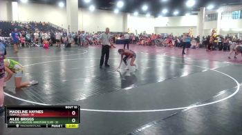 135 lbs Round 3 (8 Team) - Madeline Haynes, Team STL Green vs Ailee Briggs, RPA/Head Hunters Wrestling Club