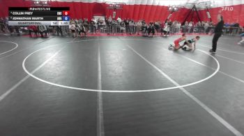 113 lbs Quarterfinal - Collin Frey, Evansville Wrestling Club vs Johnathan Marth, Askren Wrestling Academy