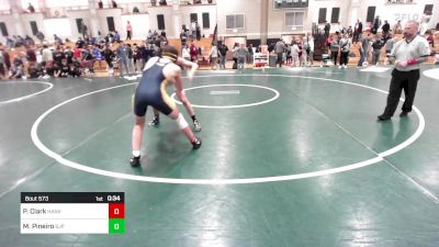 165 lbs Consi Of 8 #1 - Peter Clark, Hanover vs Matt Pineiro, Saint John's Prep