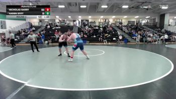 285 lbs Round 5 - Nicholas Barry, Heritage High School vs Kaden Stitt, Big Game