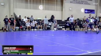 133 lbs Cons. Round 6 - Josiah Boyden, Backyard Bullies WC vs Jeffrey Richards, Mount Olive