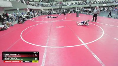 95 lbs Cons. Round 2 - Gabe Honnette, Flat Earth Wrestling Club vs Benny Block, Victory School Of Wrestling