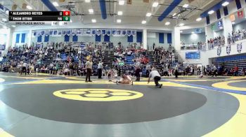 150 lbs 3rd Place Match - Thor Etter, Paulding vs Alejandro Reyes, Lima Shawnee