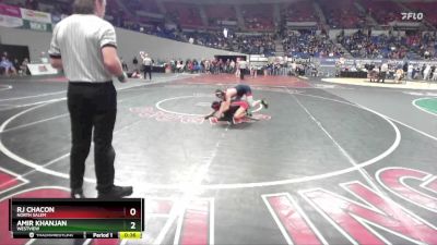 6A-126 lbs Cons. Round 4 - RJ Chacon, North Salem vs Amir Khanjan, Westview