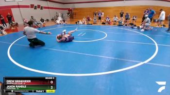 90 lbs Round 5 (6 Team) - Drew Brinkmeier, Spartan Mat Club vs Jaxon Randle, Chickasha