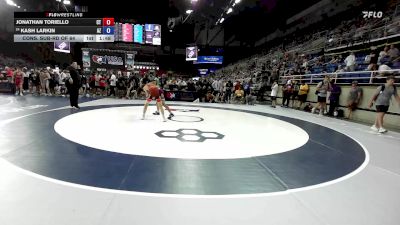 106 lbs Cons. Sub-rd Of 64 - Jonathan Toriello, CT vs Kash Larkin, AZ