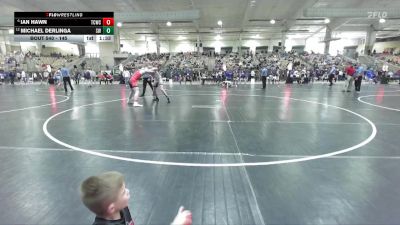 145 lbs Cons. Round 2 - Ian Hawn, Heritage Outlaws vs Michael Derlinga, Swarm Wrestling