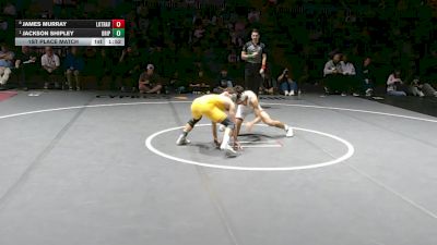 6A 120 lbs 1st Place Match - Jackson Shipley, Dripping Springs vs James Murray, Austin Lake Travis