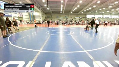 110 lbs Round Of 16 - Christopher Weiner, Mat Assassins Blue vs Raymond Brown, Ohio Gold