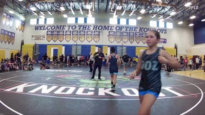 100 lbs Cons. Round 2 - Addison Neufeld, SOT / DOZ vs Kimberly Picado, Gladiator WC