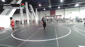 123 lbs 2nd Place - Forest Dull, Mat Time vs Jesse Velasco, Ocrtc