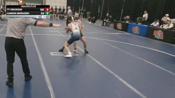 144 lbs Quarterfinals (8 Team) - Ty Erickson, York vs Landon Bernasek, Blair