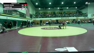 120 lbs Champ. Round 1 - Maddox House, Wilson/Long Beach vs Kaiden Lim, Citrus Valley