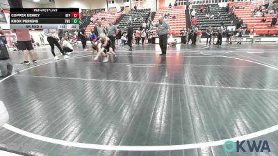 67 lbs Rr Rnd 4 - Copper Dewey, Tulsa Blue T Panthers vs Knox Perkins, Tahlequah Wrestling Club