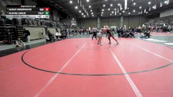 190 lbs Champ. Round 3 - Alayna Leslie, Staley vs Aleah Underwood, Edmond North