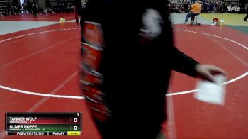 55 lbs Quarterfinals (8 Team) - Tanner Wolf, Grand Rapids vs Oliver Hoppe, Marshall/Lakeview/RTR