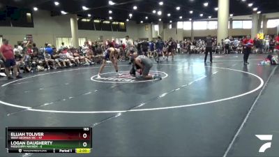 165 lbs Round 2 (6 Team) - Elijah Toliver, West Georgia WC vs Logan Daugherty, Mississippi Mayhem