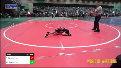 55 lbs Consi Of 32 #2 - Tony Correa, Red Star Wrestling Academy vs Mateo Ayala, Klamath Basin Warriors