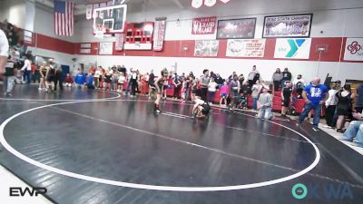 76 lbs Rr Rnd 2 - Bently Stracener, Gravette Wrestling Club vs Raegan Raney, Jay Wrestling Club
