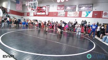 76 lbs Rr Rnd 2 - Bently Stracener, Gravette Wrestling Club vs Raegan Raney, Jay Wrestling Club