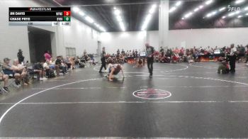 150 lbs Round 2 (4 Team) - Chase Frye, Backyard Brawlers Gold vs Jin Davis, West Forsyth Wrestling Club