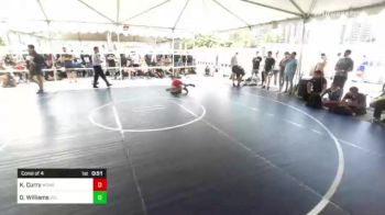 109 lbs Consi Of 4 - Kaden Curry, Monster Garage vs Owen Williams, Del Mar WC